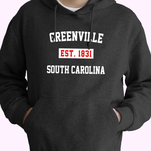 Greenville Est 1831 South Carolina Vintage Hoodie 1