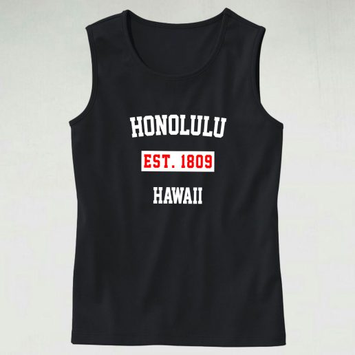 Honolulu Est 1809 Hawaii Tank Top 1