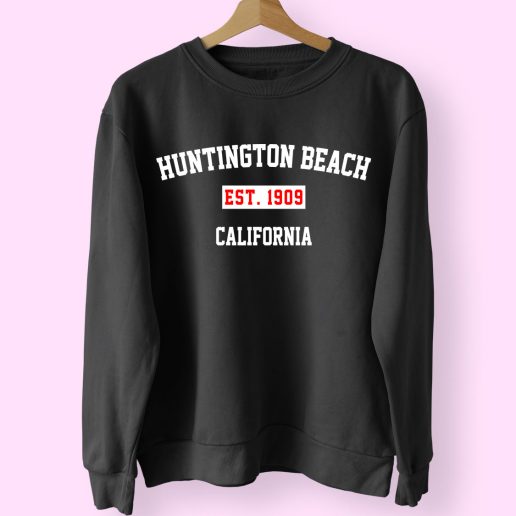 Huntington Beach Est 1909 California Classy Sweatshirt 1