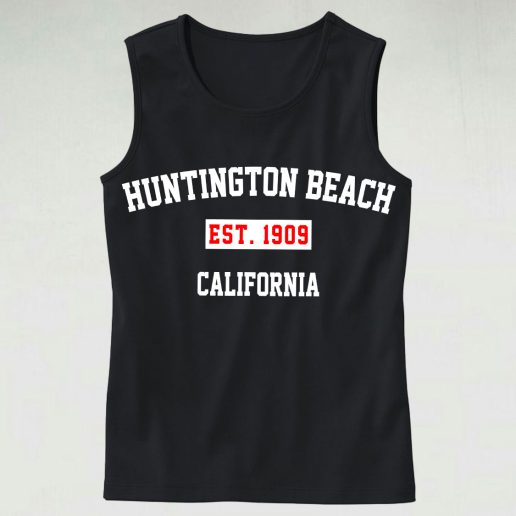 Huntington Beach Est 1909 California Tank Top 1