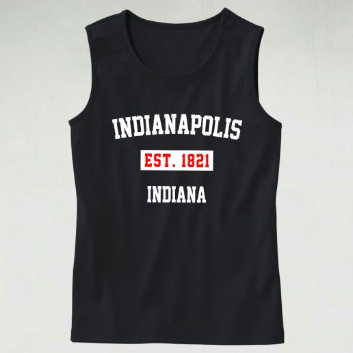 Indianapolis Est 1821 Indiana Tank Top 1