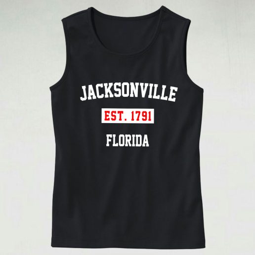 Jacksonville Est 1791 Florida Tank Top 1