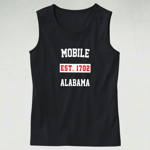 Mobile Est 1702 Alabama Tank Top 1