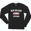 New Orleans Est 1718 Louisiana 90s Long Sleeve T shirt 1