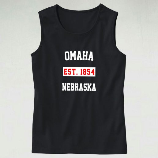 Omaha Est 1854 Nebraska Tank Top 1