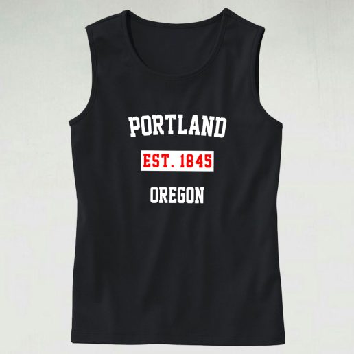 Portland Est 1845 Oregon Tank Top 1