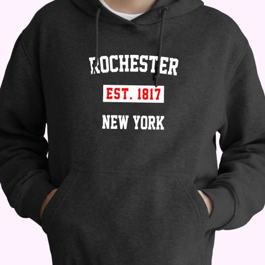 Rochester Est 1817 New York Vintage Hoodie 1