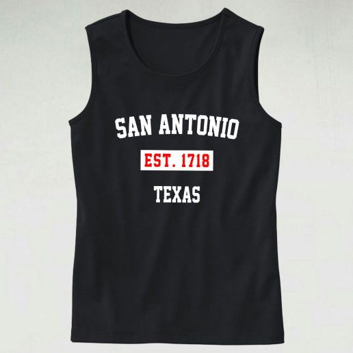 San Antonio Est 1718 Texas Tank Top 1