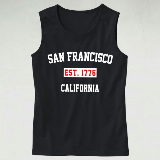 San Francisco Est 1776 California Tank Top 1