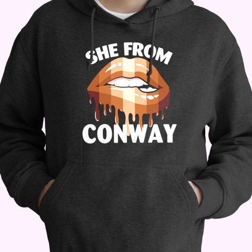 She From Conway Arkansas Vintage Hoodie 1