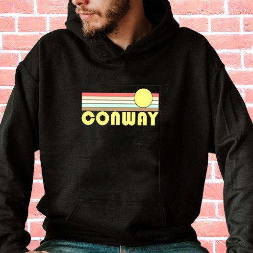 Streetwear Hoodie Conway Arkansas Sunset 1