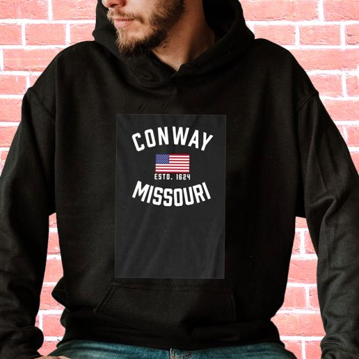 Streetwear Hoodie Conway Missouri Patriot 1