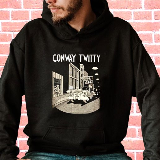 Streetwear Hoodie Conway Twitty Singer 1