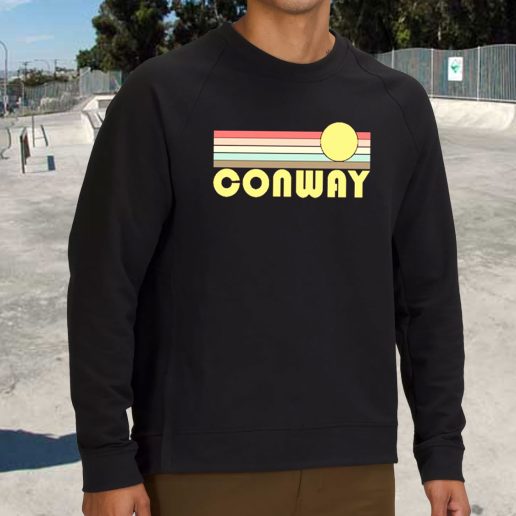 Streetwear Sweatshirt Conway Arkansas Sunset 1