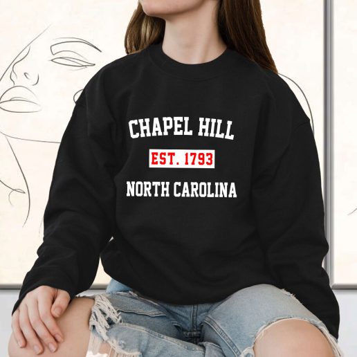 Vintage Sweatshirt Chapel Hill Est 1793 North Carolina 1