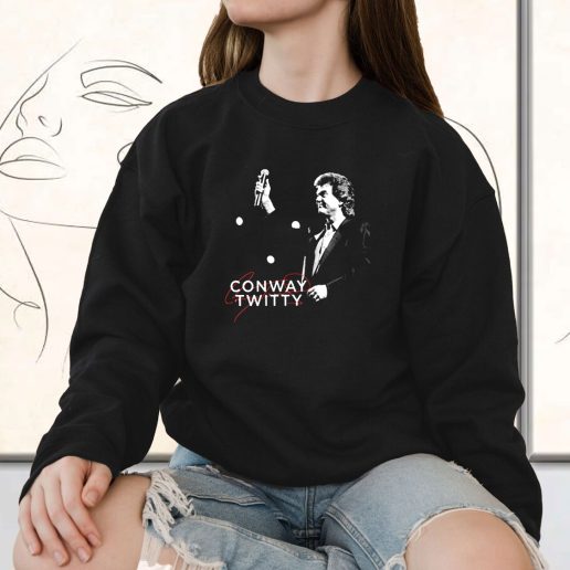 Vintage Sweatshirt Conway Twitty Country Music Legend 1