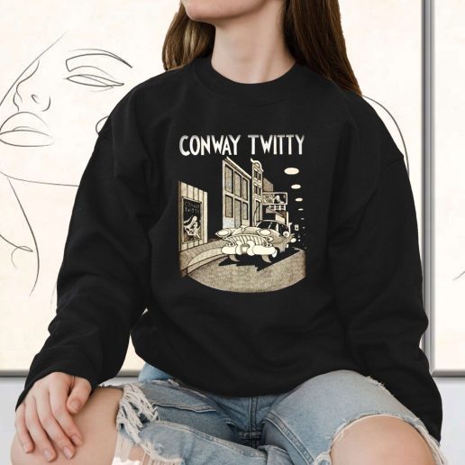 Vintage Sweatshirt Conway Twitty Singer 1