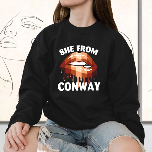 Vintage Sweatshirt She From Conway Arkansas 1