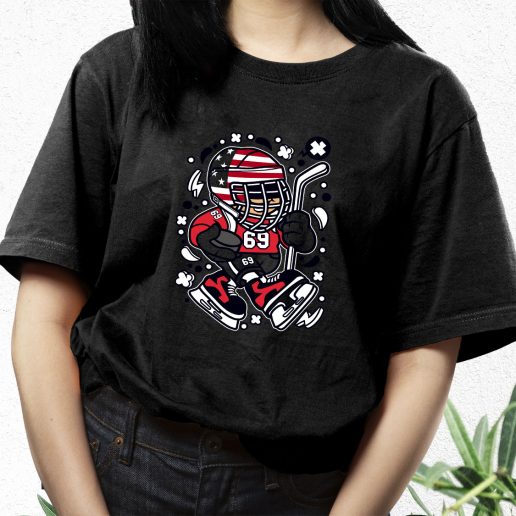 Aesthetic T Shirt American Hockey Kid Fashion Trends