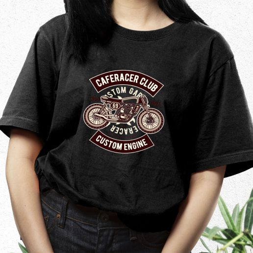 Aesthetic T Shirt Caferacer Club Fashion Trends