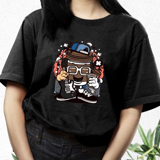 Aesthetic T Shirt Coffee Cup Rocker Fashion Trends