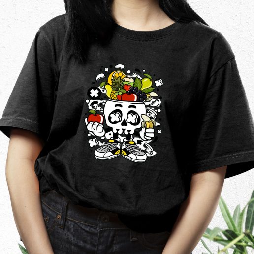 Aesthetic T Shirt Fruit Skull Head Fashion Trends