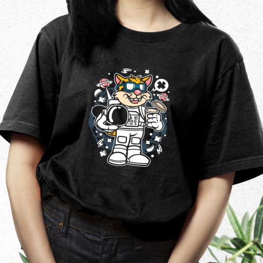 Aesthetic T Shirt Leopard Astronaut Fashion Trends