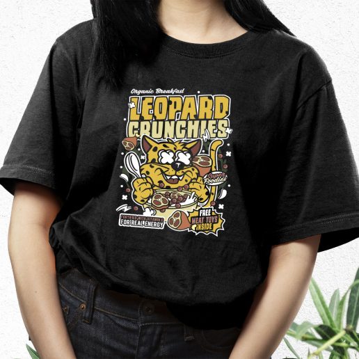 Aesthetic T Shirt Leopard Crunchies Fashion Trends