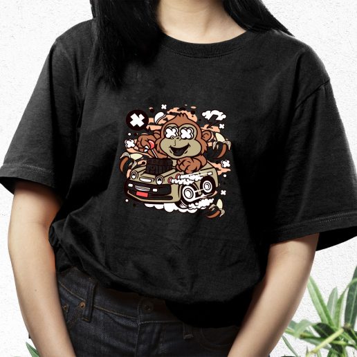 Aesthetic T Shirt Monkey Hotrod Fashion Trends