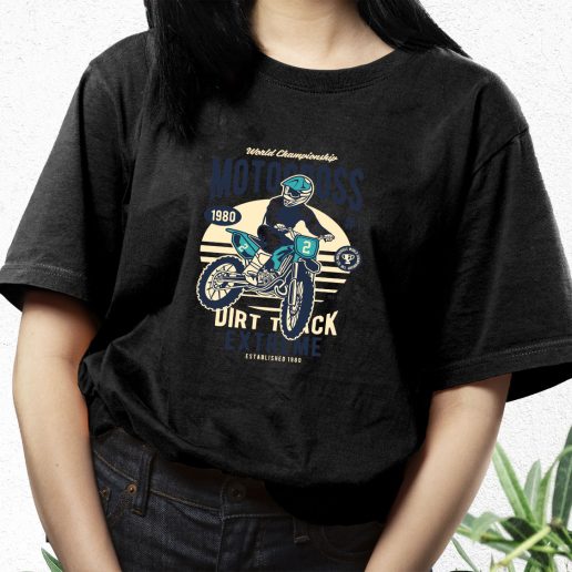 Aesthetic T Shirt Motocross Extreme Dirt Track Fashion Trends