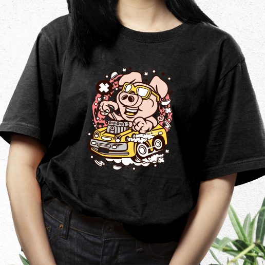 Aesthetic T Shirt Oink Hotrod Fashion Trends