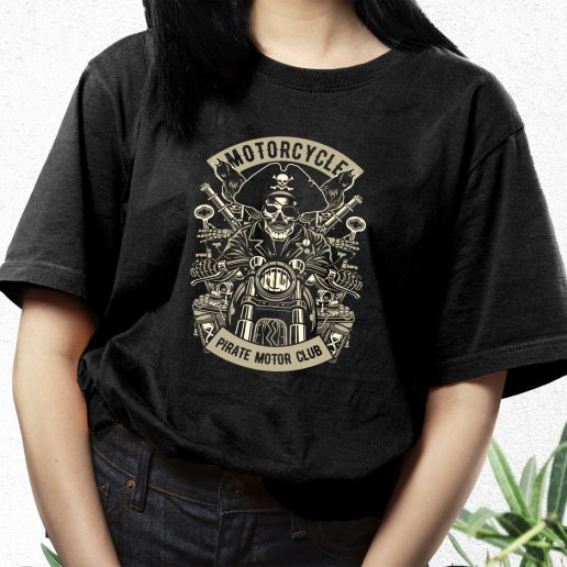 Aesthetic T Shirt Pirate Motorcycle Club Fashion Trends