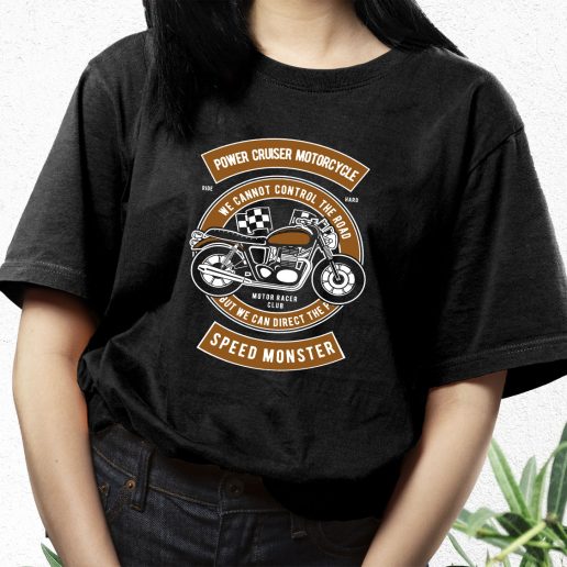 Aesthetic T Shirt Power Cruiser Motorcycle Fashion Trends