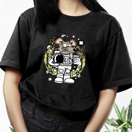 Aesthetic T Shirt Rat Astronaut Fashion Trends