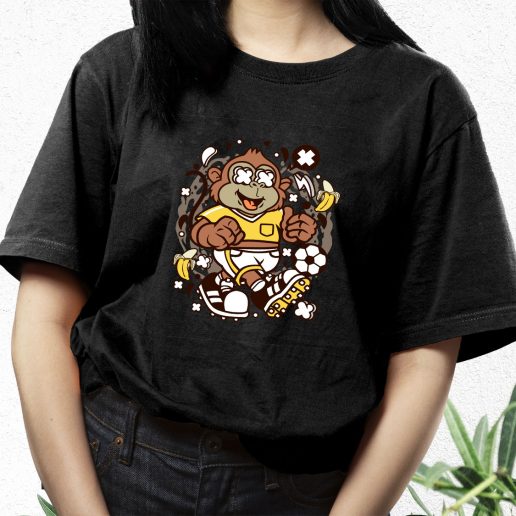 Aesthetic T Shirt Soccer Monkey Fashion Trends