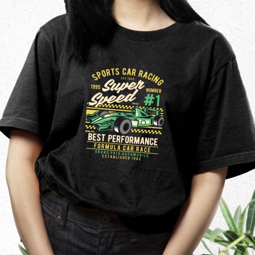 Aesthetic T Shirt Sports Car Racing Fashion Trends