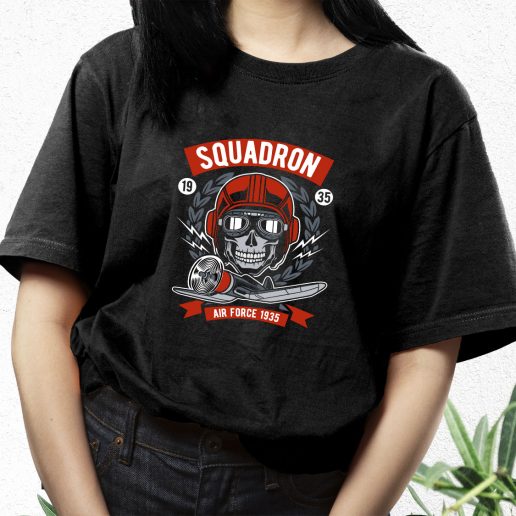 Aesthetic T Shirt Squadron Air Force Fashion Trends
