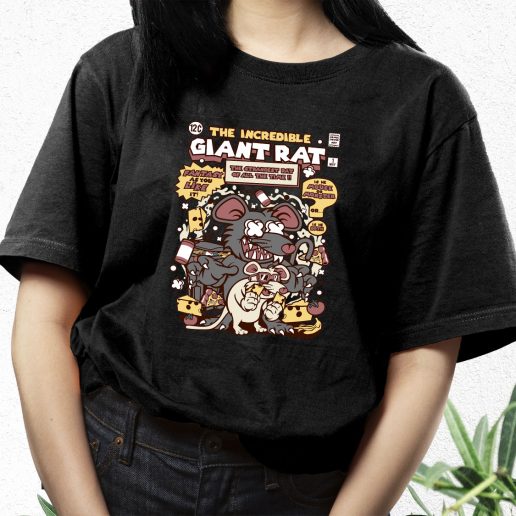 Aesthetic T Shirt The Incredible Giant Rat Fashion Trends