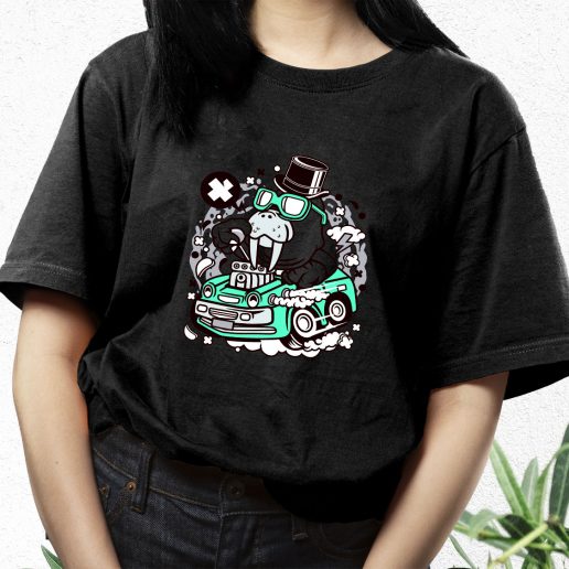 Aesthetic T Shirt Walrus Hotrod Fashion Trends