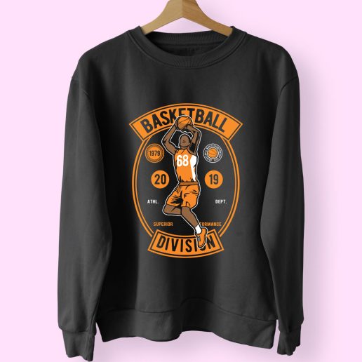 Basketball Division Funny Graphic Sweatshirt