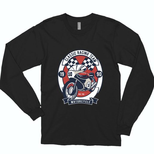 Classic Racing Team Funny Long Sleeve T shirt