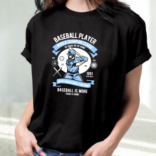 Classic T Shirt Baseball Player Fashion Trends