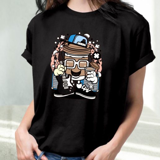 Classic T Shirt Coffee Cup Rocker Fashion Trends