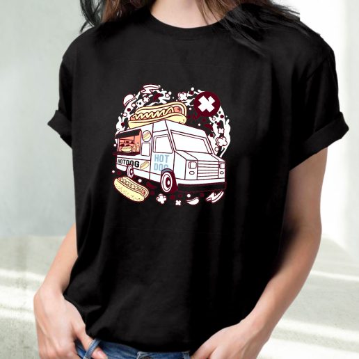 Classic T Shirt Hotdog Van Fashion Trends