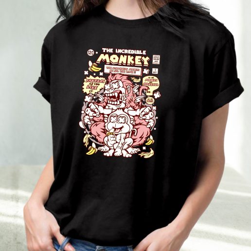 Classic T Shirt Incredible Monkey Fashion Trends