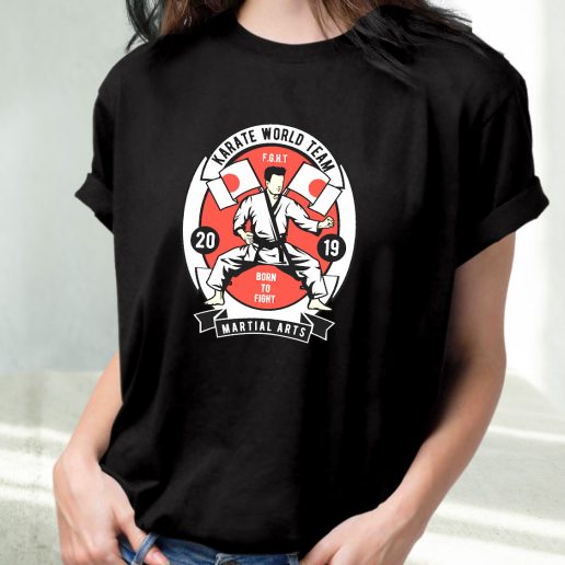 Classic T Shirt Karate World Team Fashion Trends