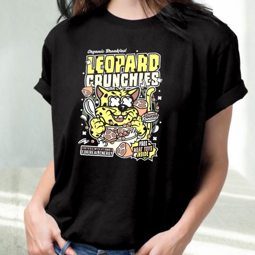 Classic T Shirt Leopard Crunchies Fashion Trends