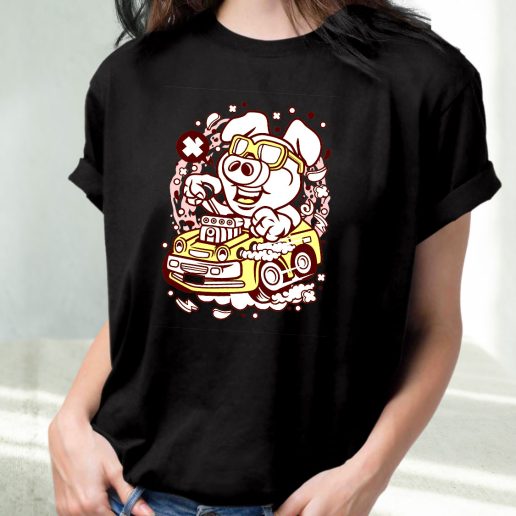 Classic T Shirt Oink Hotrod Fashion Trends