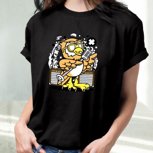 Classic T Shirt Owl Singer Fashion Trends