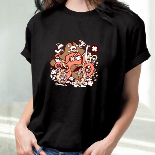 Classic T Shirt Pirate Octopus Fashion Trends